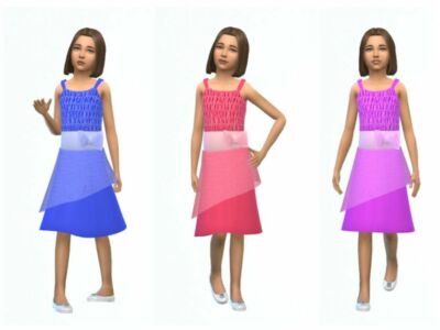 Erinaok Girl’S Dress 0711 By Erinaok Sims 4 CC