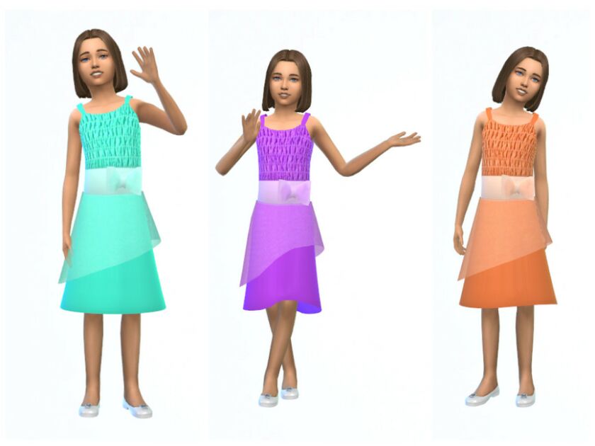 sims 4 cc erinaok girls dress 0711 by erinaok 2