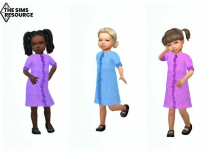 Erinaok Toddler Dress 0813 By Erinaok Sims 4 CC