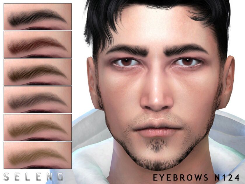 Eyebrows N124 By Seleng Sims 4 CC