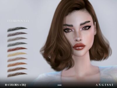 Eyebrows_N44 By Angissi Sims 4 CC