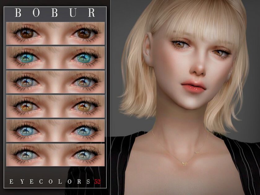 Eyecolors 52 By Bobur3 Sims 4 CC