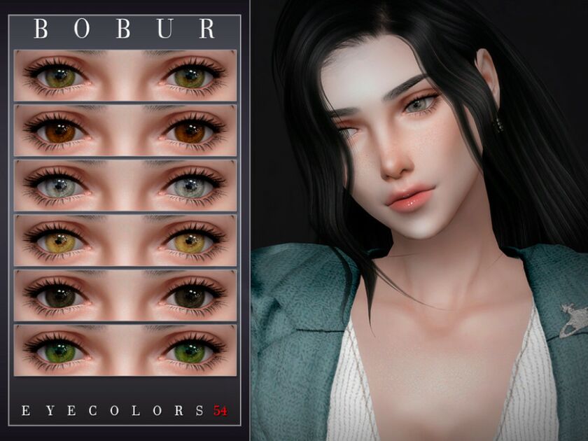 Eyecolors 54 By Bobur3 Sims 4 CC