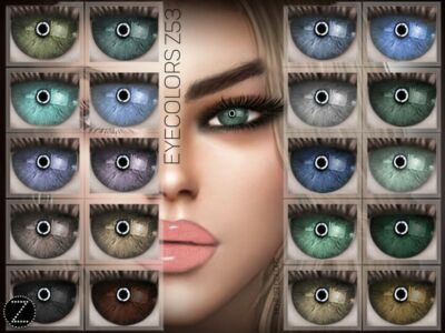 Eyecolors Z53 By Zenx Sims 4 CC