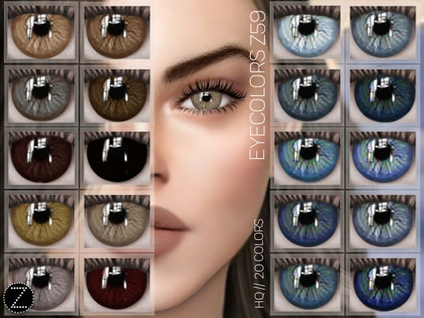 Eyecolors Z59 By Zenx Sims 4 CC