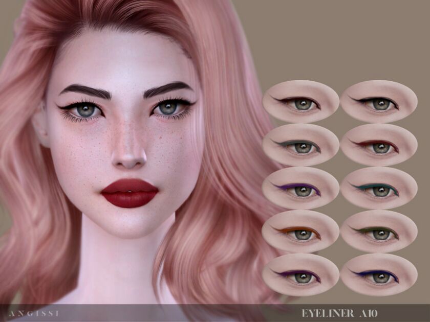 Eyeliner-A10 By Angissi Sims 4 CC