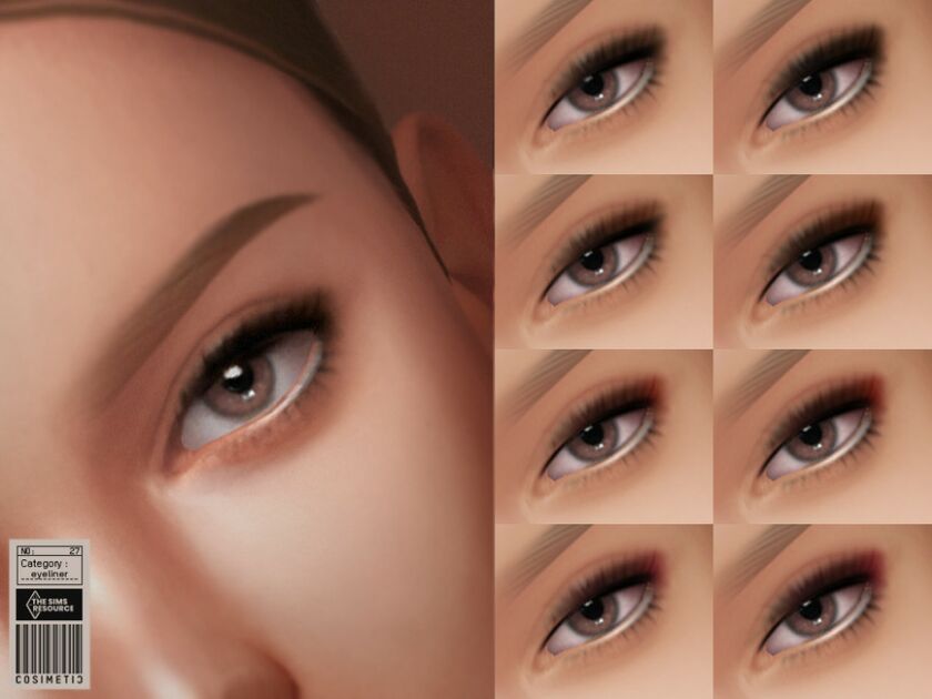 Eyeliner | N27 By Cosimetic Sims 4 CC