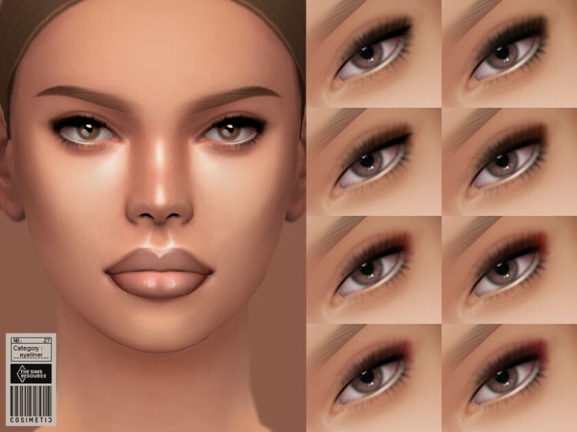 sims 4 cc eyeliner n27 by cosimetic 2