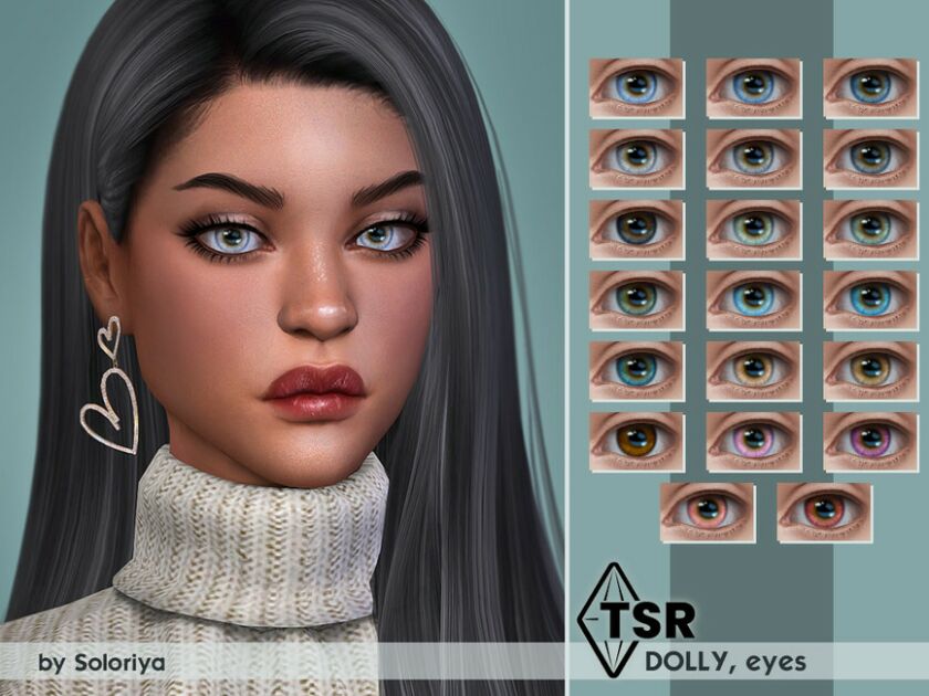 Eyes Dolly By Soloriya Sims 4 CC