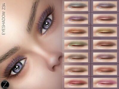 Eyeshadow Z34 By Zenx Sims 4 CC