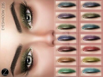 Eyeshadow Z35 By Zenx Sims 4 CC