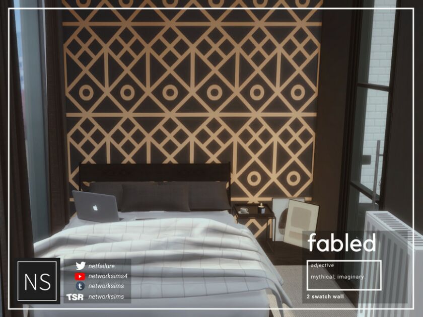 Fabled Wallpaper – Networksims Sims 4 CC