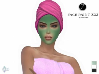 Face Paint Z22 By Zenx Sims 4 CC