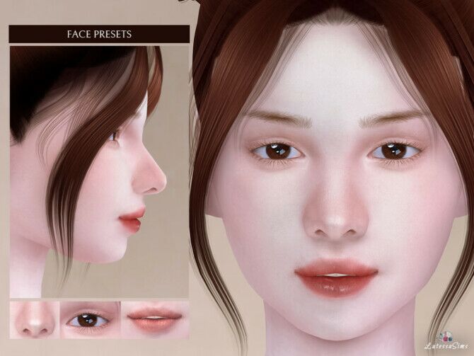 Face Presets By Lutessa Sims 4 CC