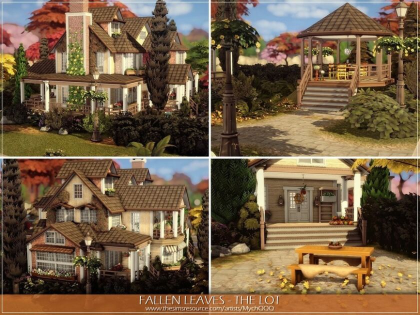 sims 4 cc fallen leaves the lot by mychqqq 3