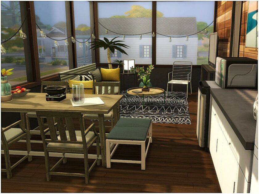 Family Terrace Sims 4 CC