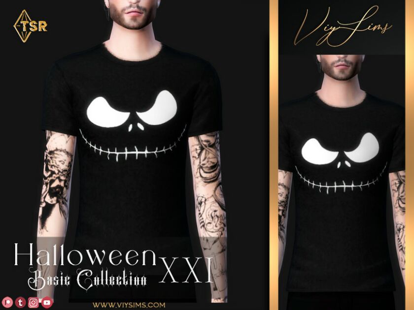 Featured Artist Halloween XXI [BC] – TOP Male [V.4] Sims 4 CC