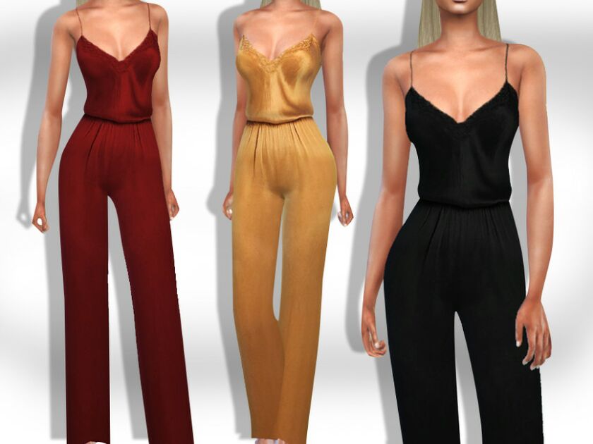 Female Silk Overalls By Saliwa Sims 4 CC