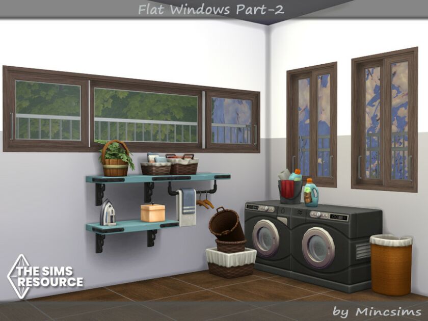 sims 4 cc flat windows part 2 by mincsims 4