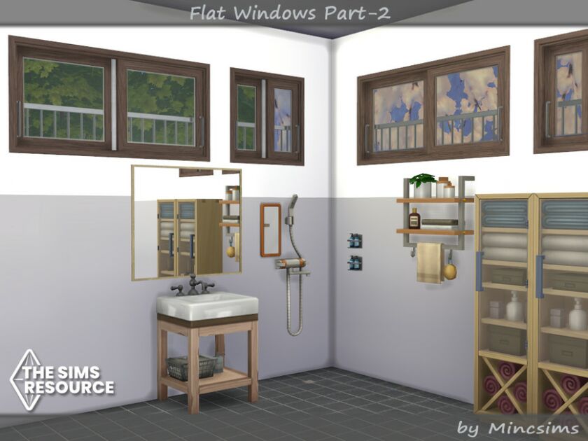 sims 4 cc flat windows part 2 by mincsims 5