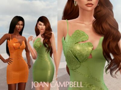 Flores Dress Sims 4 CC