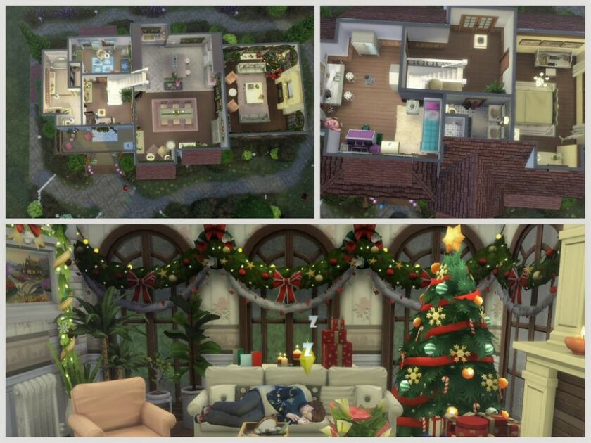 sims 4 cc forest cottage no cc by sgk45 6