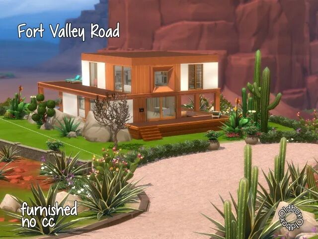 Fort-Valley Road Sims 4 CC