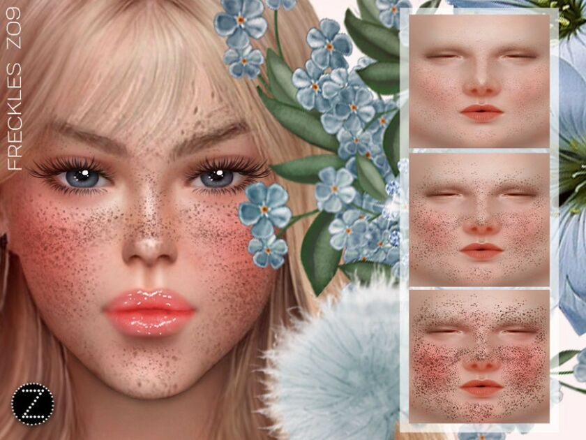 Freckles Z09 By Zenx Sims 4 CC