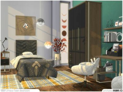 Frisco Teen Bedroom By Artvitalex Sims 4 CC