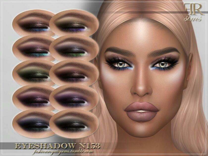 FRS Eyeshadow N153 By Fashionroyaltysims Sims 4 CC