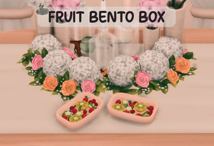 Fruit Bento Box Sims 4 CC