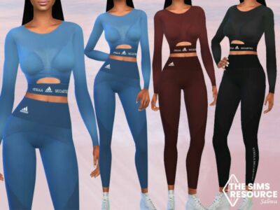 Full Body Athletic Outfits By Saliwa Sims 4 CC