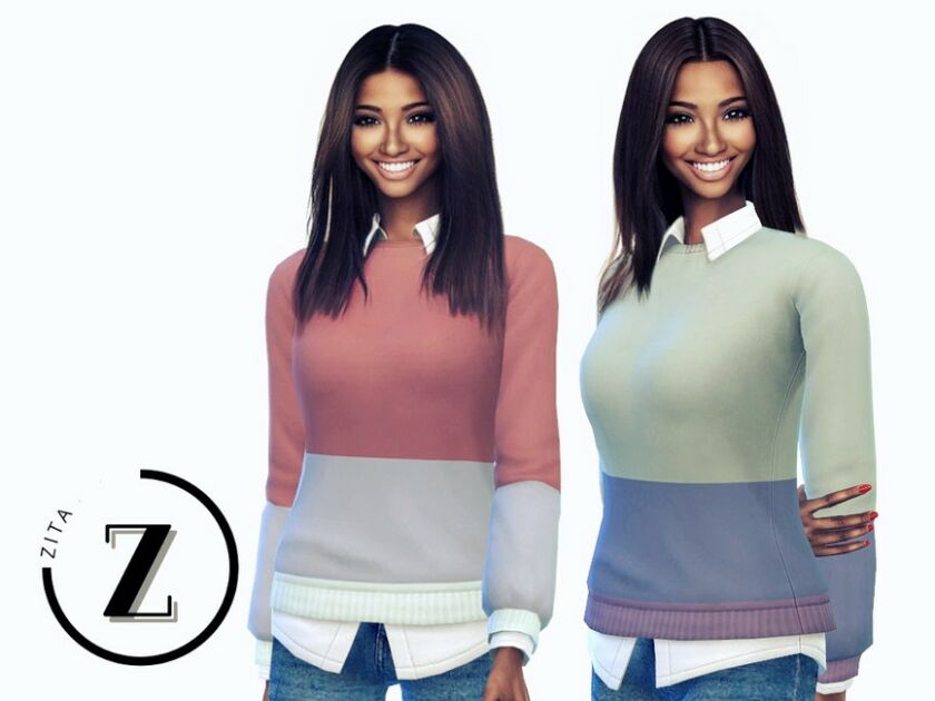 FUN Sweater – Miss World By Zitarossouw Sims 4 CC