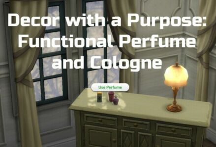 Functional Perfume And Cologne By Ilex Sims 4 CC