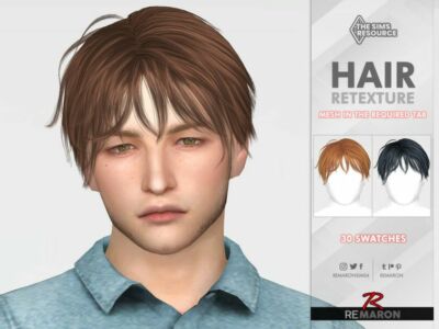 G38 Hair Retexture Mesh Needed By Remaron Sims 4 CC