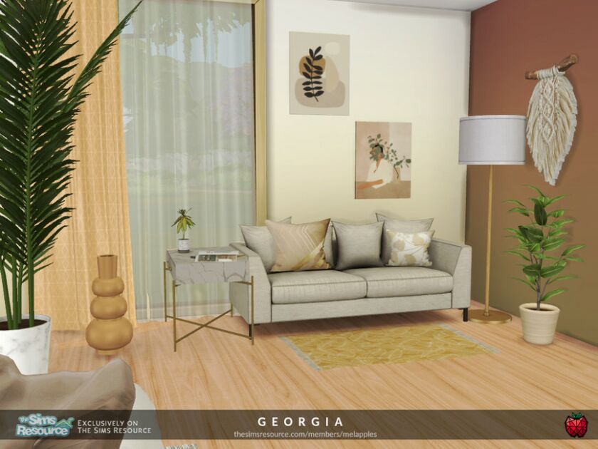 sims 4 cc georgia bedroom by melapples 3