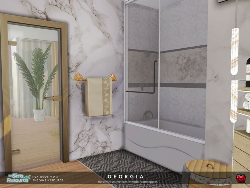 sims 4 cc georgia bedroom by melapples 6