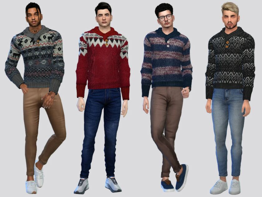 Glenn Sweater By Mclaynesims Sims 4 CC