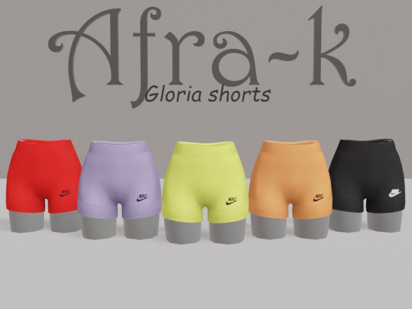 sims 4 cc gloria track shorts by akaysims 2