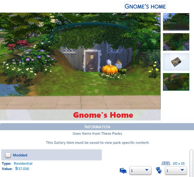 Gnome’s Home – Gnome Alone Sims 4 CC