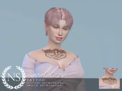 Goddess Tattoo Sims 4 CC