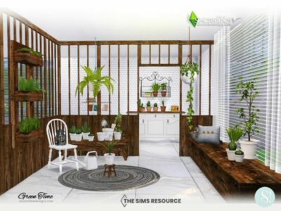 Green Time [WEB Transfer] By Simcredible! Sims 4 CC