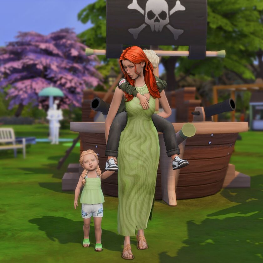 sims 4 cc happy family poses your family is out hanging out 2