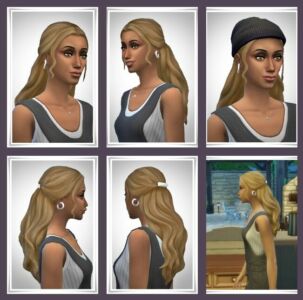 Hariet Hair Sims 4 CC