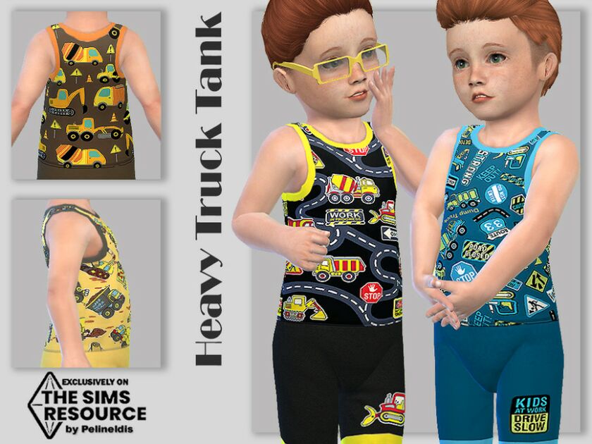 Heavy Truck Tank TOP By Pelineldis Sims 4 CC