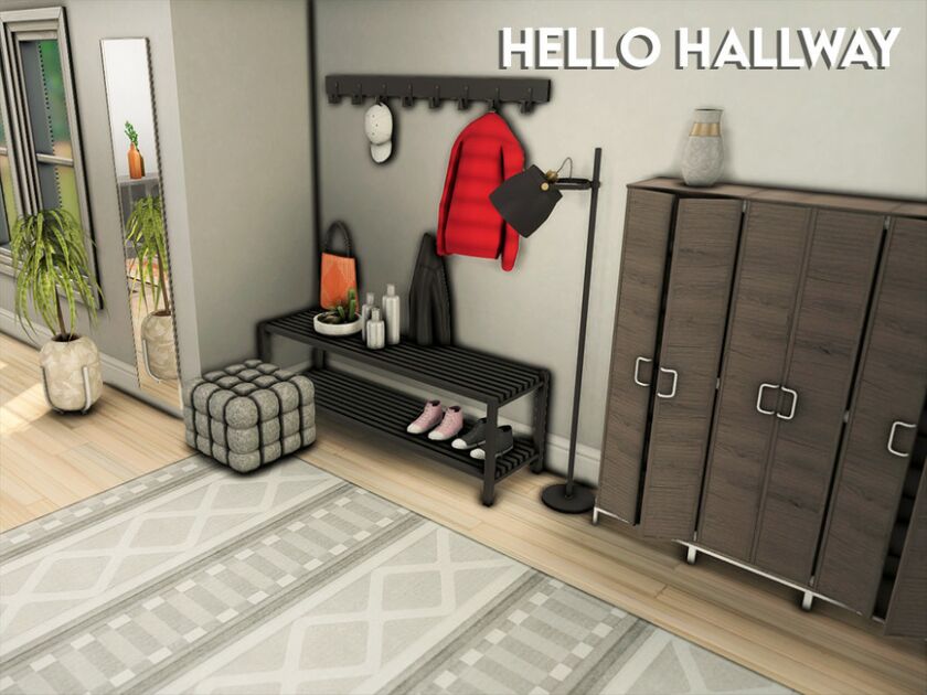 Hello Hallway By Xogerardine Sims 4 CC