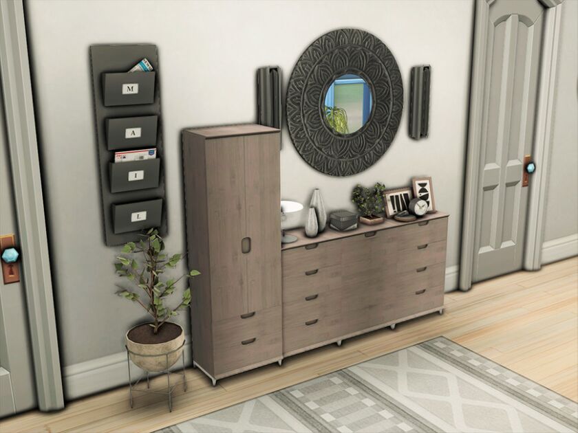 sims 4 cc hello hallway by xogerardine 4