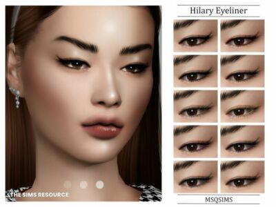 Hilary Eyeliner By Msqsims Sims 4 CC