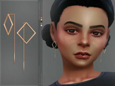 Hollow Earrings | Kids Version Sims 4 CC