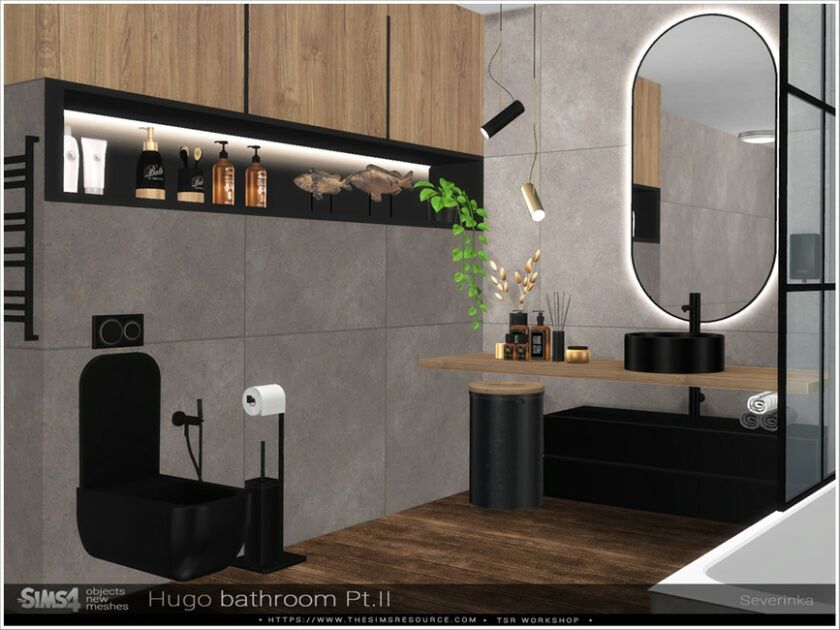 Hugo Bathroom Pt.ii Decor By Severinka_ Sims 4 CC